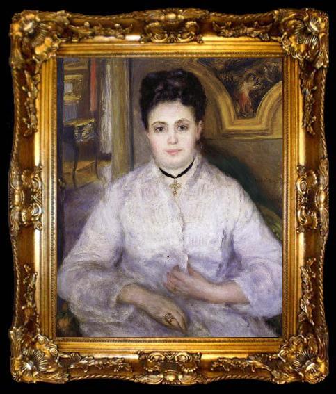 framed  Pierre Renoir Madame Victor Chocquet, ta009-2